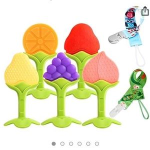 PandaEar Baby TrainingMassaging Toy Teether:5-Pack